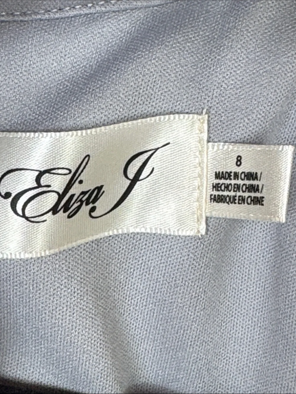 Eliza J Sequin Mock Neck Jumpsuit Size 8 Gunmetal Silver - Picture 9 of 11